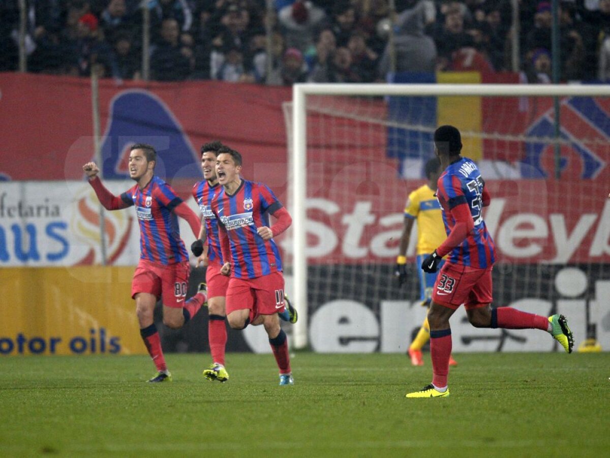 FOTO şi VIDEO Derby controlat de "lupi" » Steaua - Petrolul 1-1 şi lupta la titlu rămîne deschisă