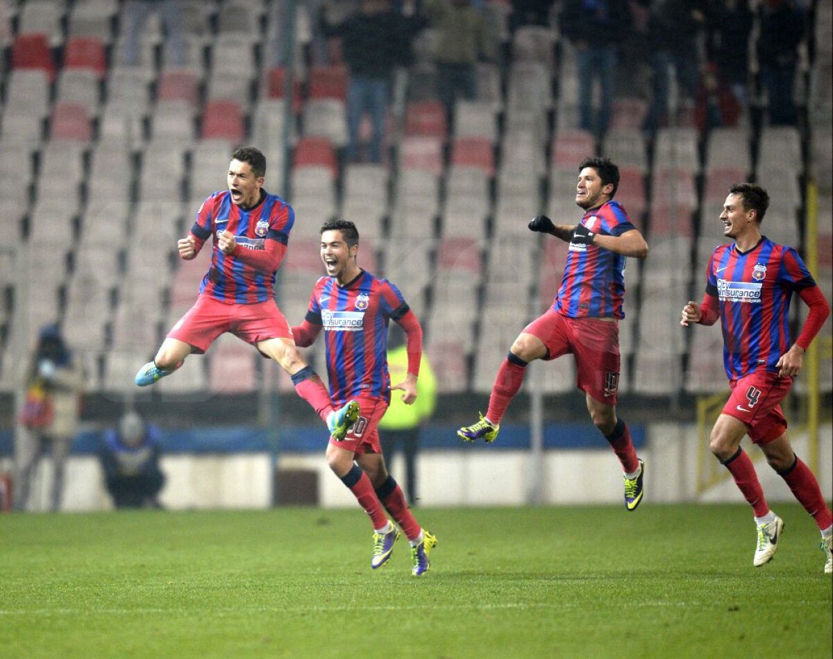 FOTO şi VIDEO Derby controlat de "lupi" » Steaua - Petrolul 1-1 şi lupta la titlu rămîne deschisă