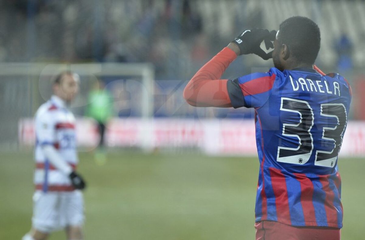 FOTO şi VIDEO Cu mari emoţii şi cu ajutorul centralului Dima, roş-albaştrii au obţinut un punct la Galaţi » Oţelul - Steaua 1-1