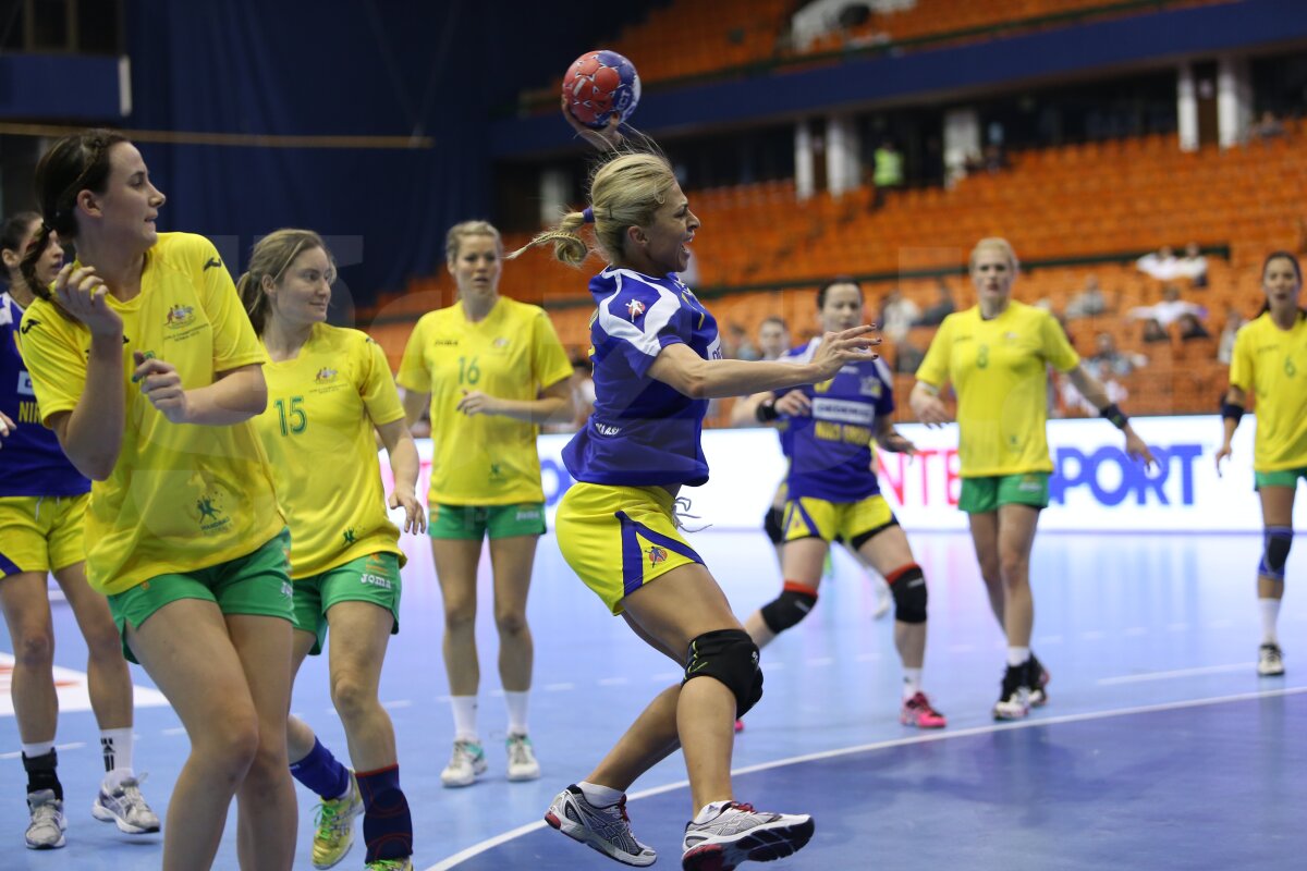 CM de handbal » Le-au făcut Ciuciulete! FOTO Victorie uşoară pentru tricolore, Australia - România 13-32