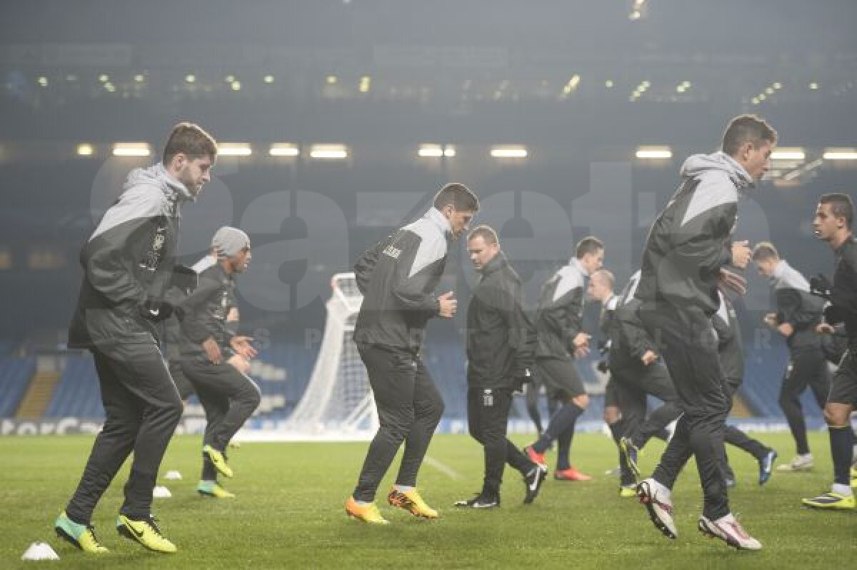 FOTO Spectator surpriză la antrenamentul Stelei » Chiricheş şi-a vizitat foştii colegi pe Stamford Bridge