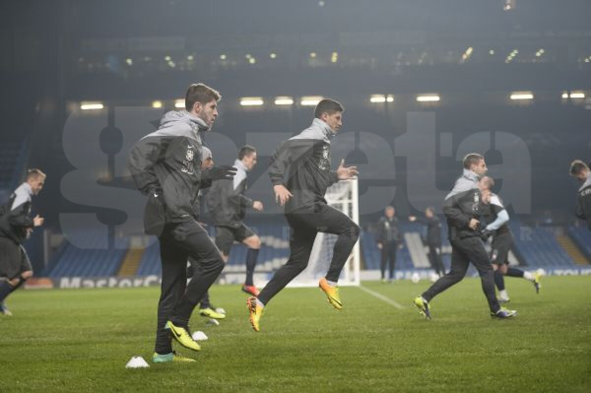 FOTO Spectator surpriză la antrenamentul Stelei » Chiricheş şi-a vizitat foştii colegi pe Stamford Bridge