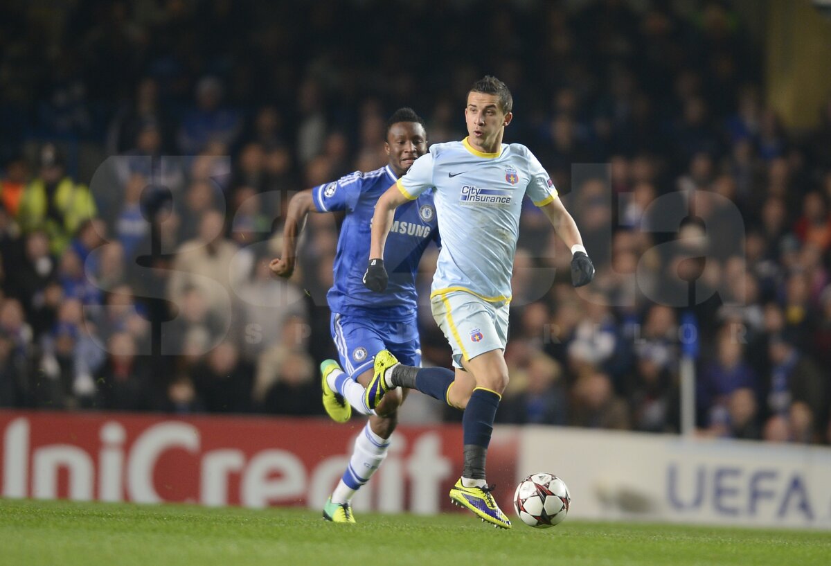 FOTO şi VIDEO Chelsea - Steaua 1-0 » Roş-albaştrii au părăsit cu fruntea sus UEFA Champions League