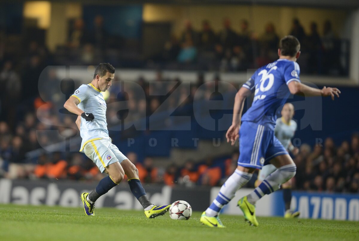 FOTO şi VIDEO Chelsea - Steaua 1-0 » Roş-albaştrii au părăsit cu fruntea sus UEFA Champions League