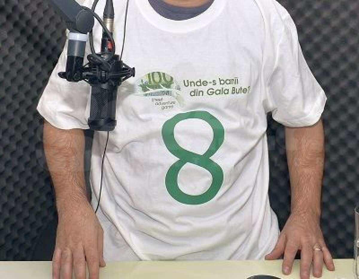 "Unde sînt banii din Gala Bute?" » Şi Radio GSP l-a băgat în corzi pe Rudel Obreja: "Sînt la mine, nu-i mai căutaţi"