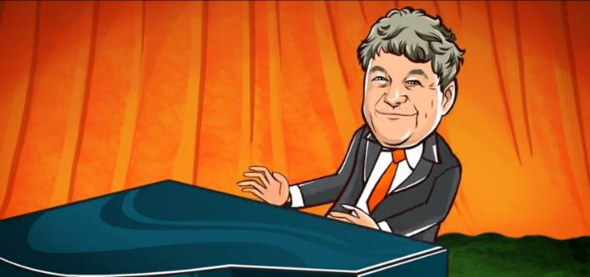 VIDEO şi FOTO Mircea Lucescu e omul-orchestră la Şahtior » Antrenorul român a devenit personaj de desene animate :)