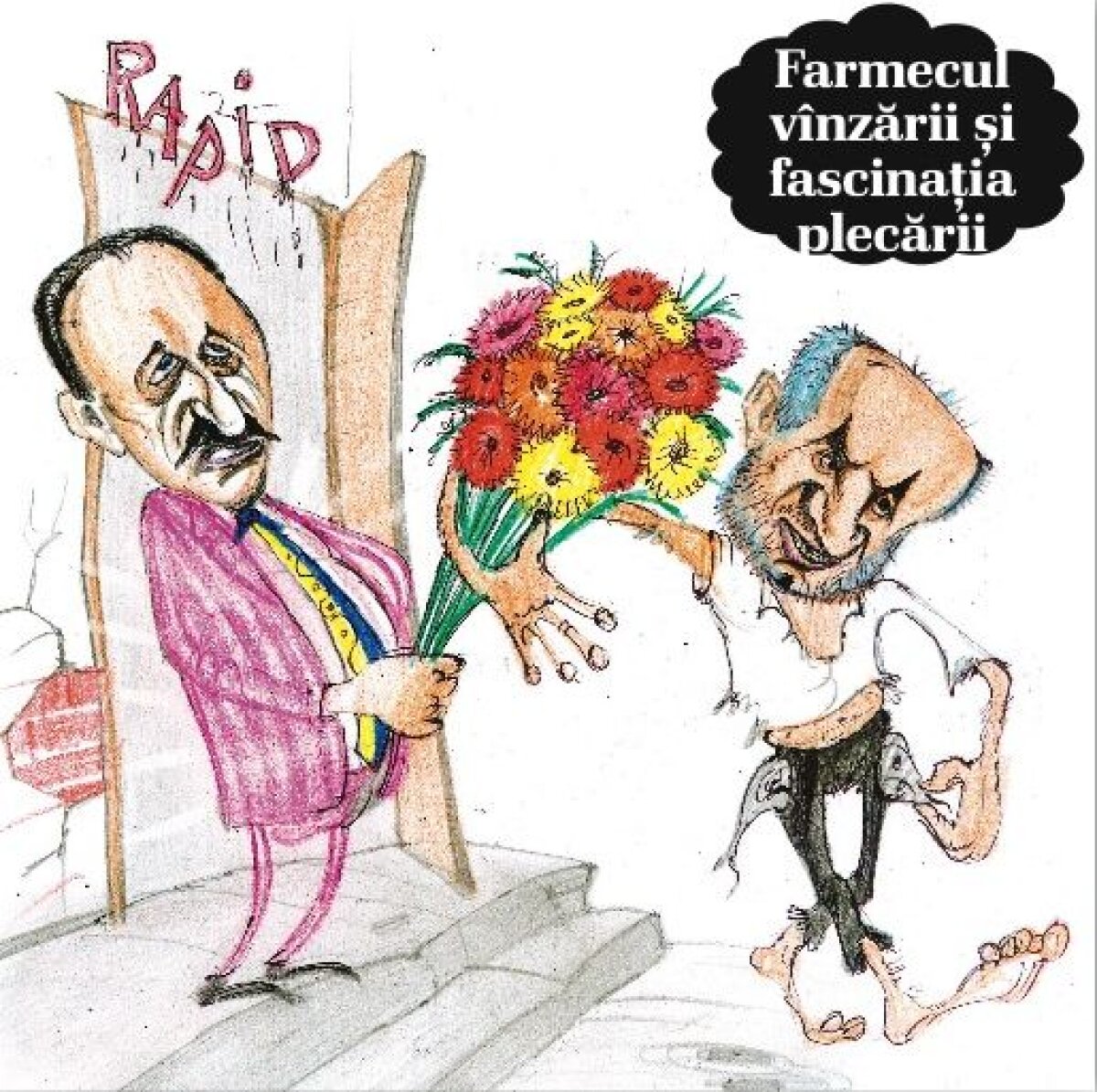 FOTO Prima parte a celor mai bune caricaturi sportive ale lui 2013, realizate de Emil Mierlă » O, campionat frumos, o, campionat frumos!