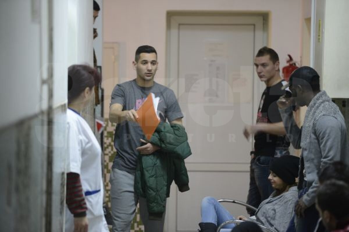 FOTO "Cîinii" au făcut vizita medicală » Srgian Luchin şi Alex Curtean au fost şi ei prezenţi