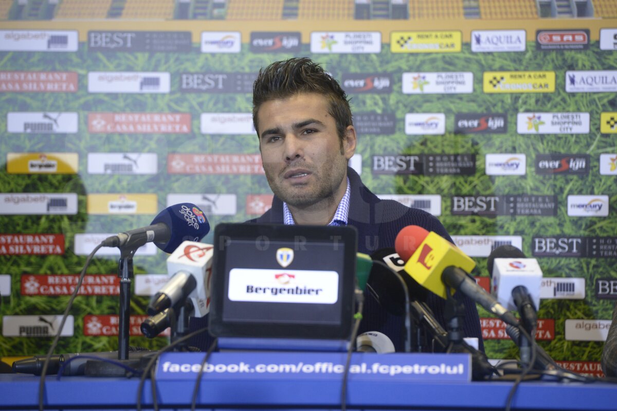 GALERIE FOTO + VIDEO Nebunie la Ploieşti! Mutu a fost prezentat la Petrolul! » 7.000 de oameni au venit pe "Ilie Oană"