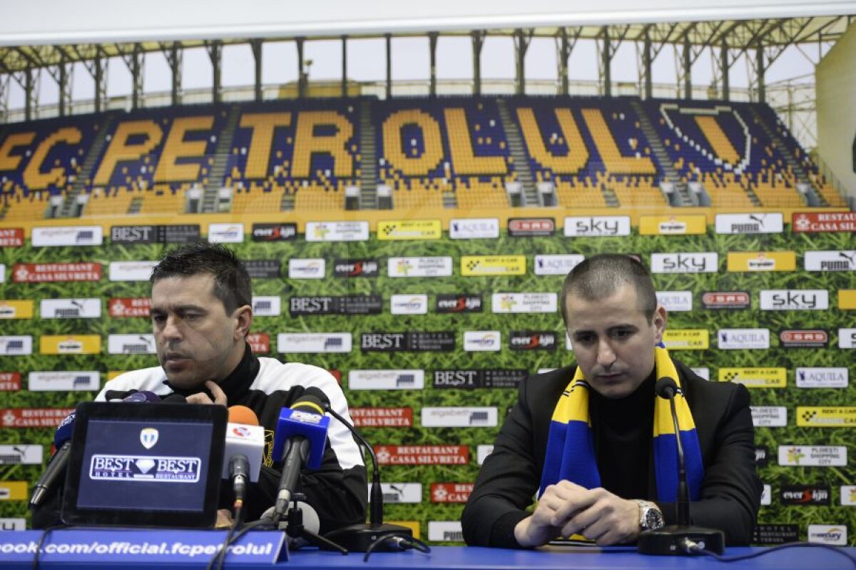 GALERIE FOTO Ianis Zicu a fost prezentat la Petrolul: "Am venit să cîştig campionatul şi Cupa României"