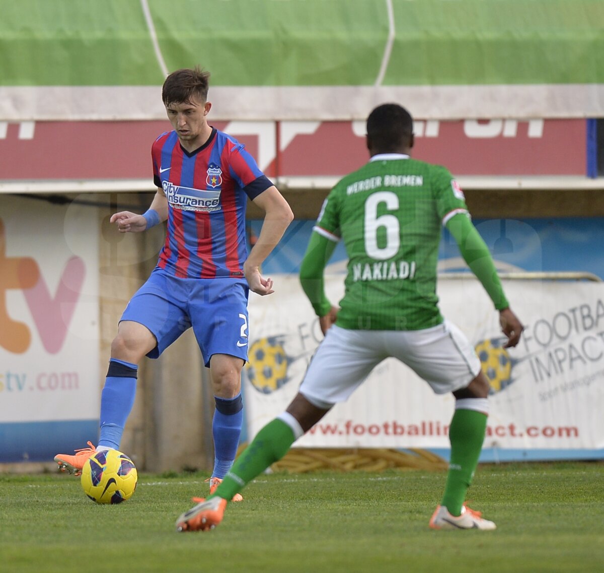 FOTO şi VIDEO Steaua - Werder 0-0 » Roş-albaştrii au controlat fără probleme partida, dar nu au înscris