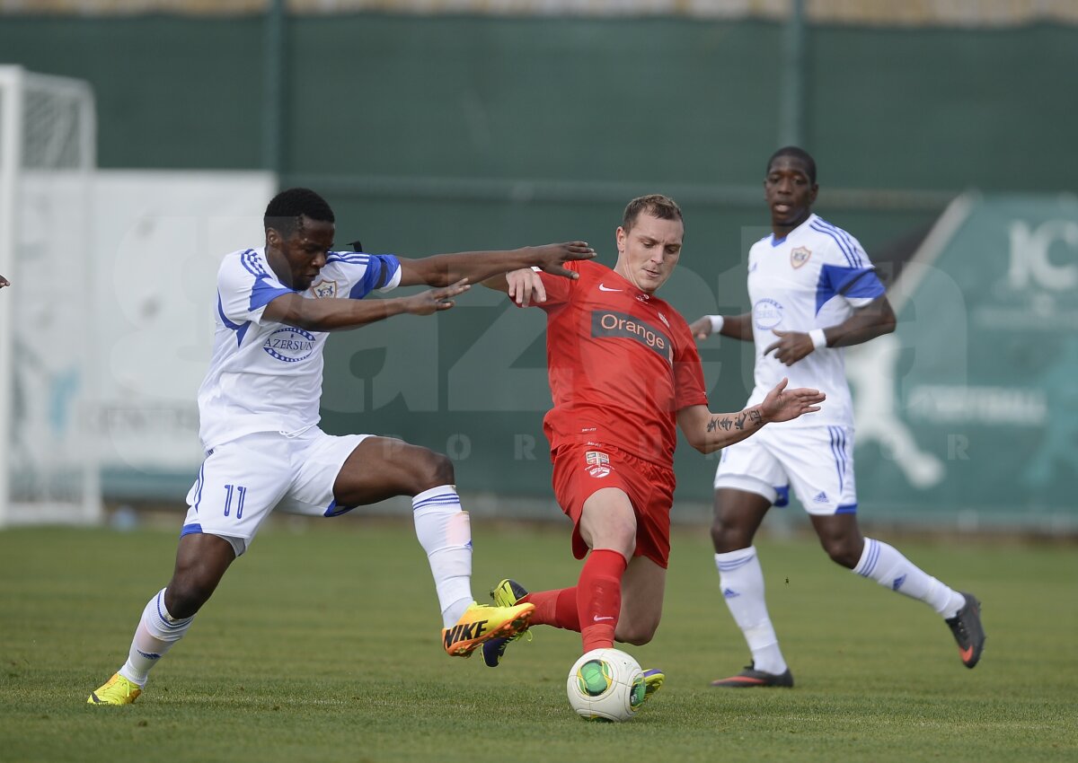 FOTO şi VIDEO Dinamo - FC Qarabag 0-1! "Cîinii" au pierdut primul amical al iernii