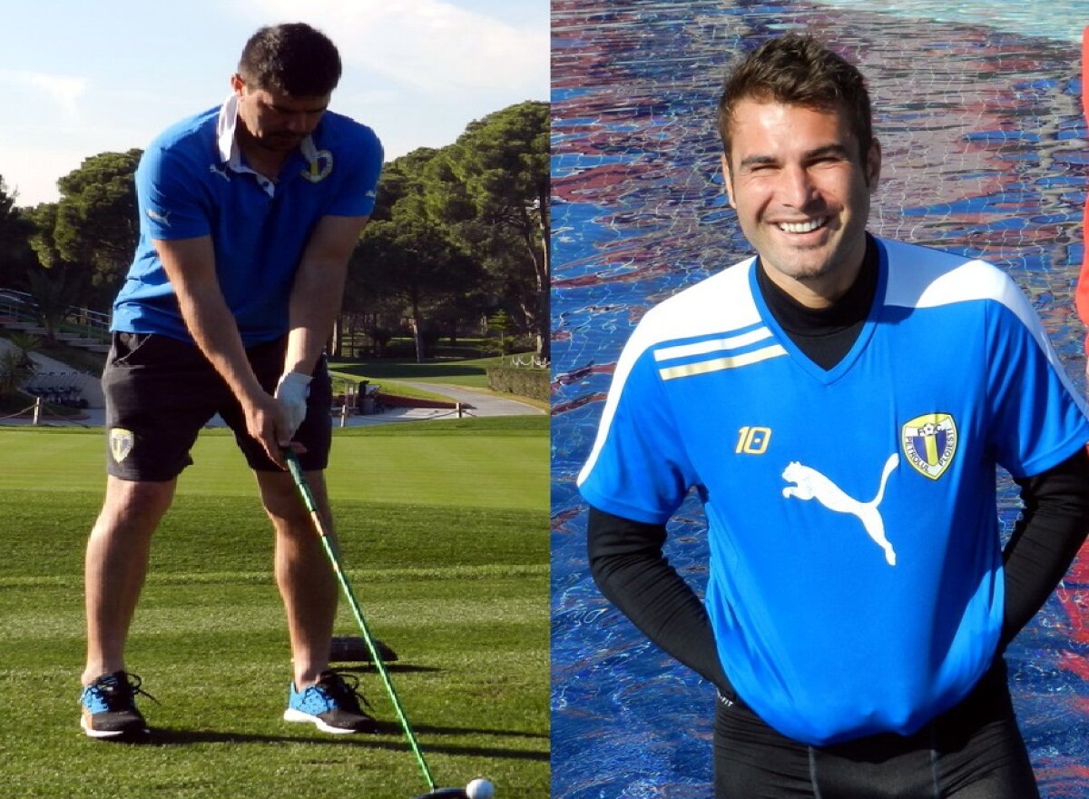 GALERIE FOTO Imagini inedite din cantonamentul Petrolului » Cosmin Contra s-a relaxat la golf, Adrian Mutu s-a rugat pentru titlu ;)