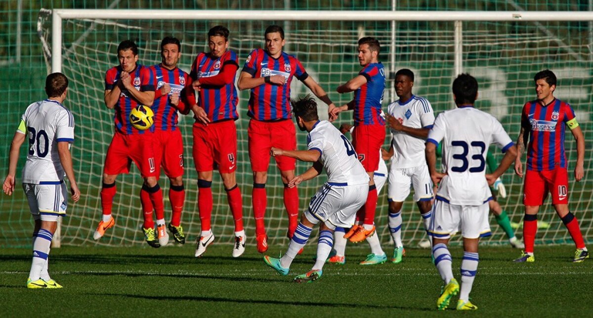 FOTO şi VIDEO Steaua - Dinamo Kiev 0-0 » Roş-albaştrii au rămas fără victorie în 2014