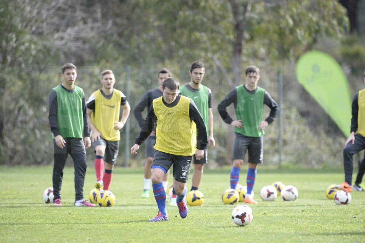 GALERIE FOTO Noi exerciţii de forţă la antrenamentele Stelei » Mîine, un nou amical
