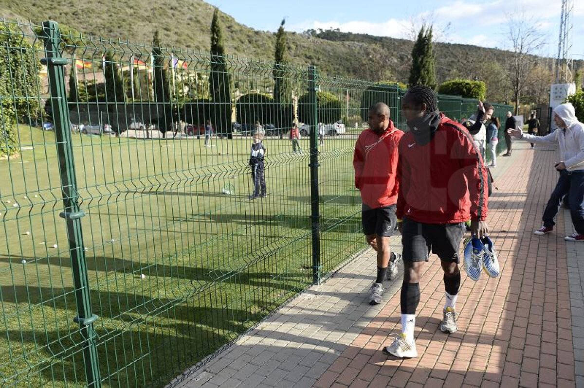 FOTO Dinamoviştii au efectuat azi primul antrenament la Marbella » Mîine, amical cu polonezii de la Korona Kielce