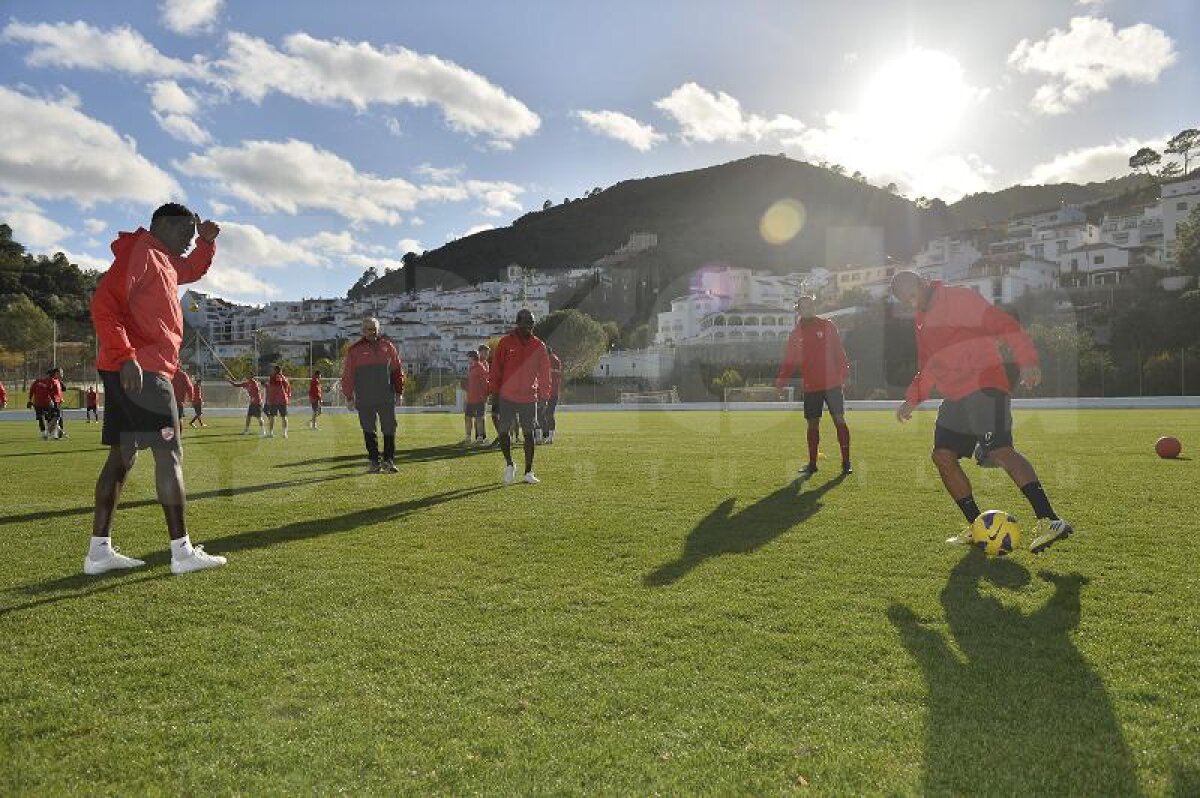 FOTO Dinamoviştii au efectuat azi primul antrenament la Marbella » Mîine, amical cu polonezii de la Korona Kielce