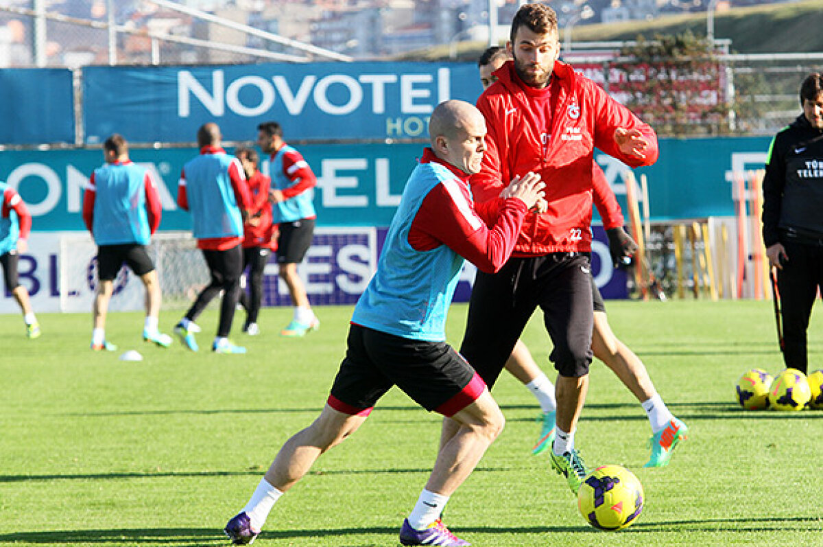FOTO I-a impresionat pe turci de la primul antrenament! Alexandru Bourceanu, lăudat de oficialii lui Trabzonspor