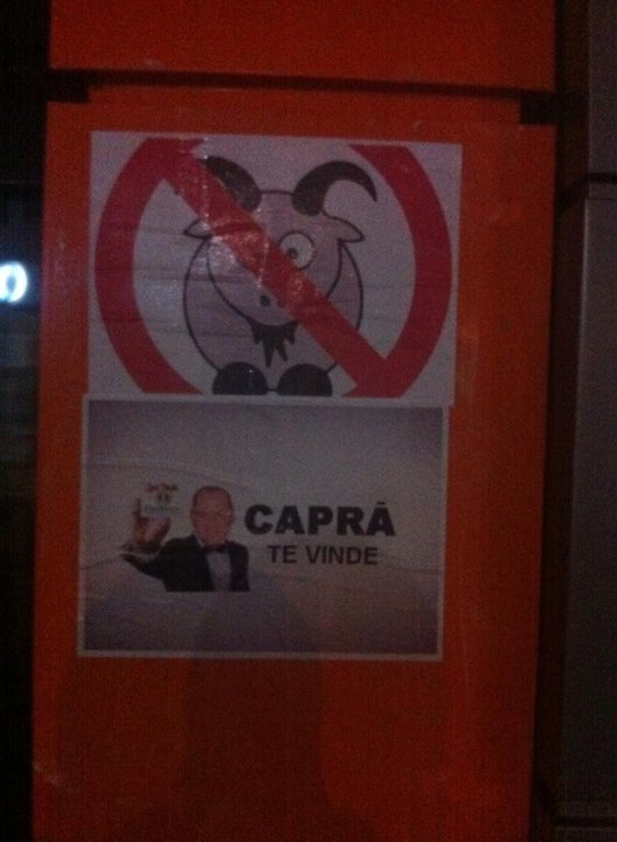 GALERIE FOTO Nu mai este dorit la Petrolul » Fanii au împînzit Ploieştiul cu sute de mesaje anti-Capră!