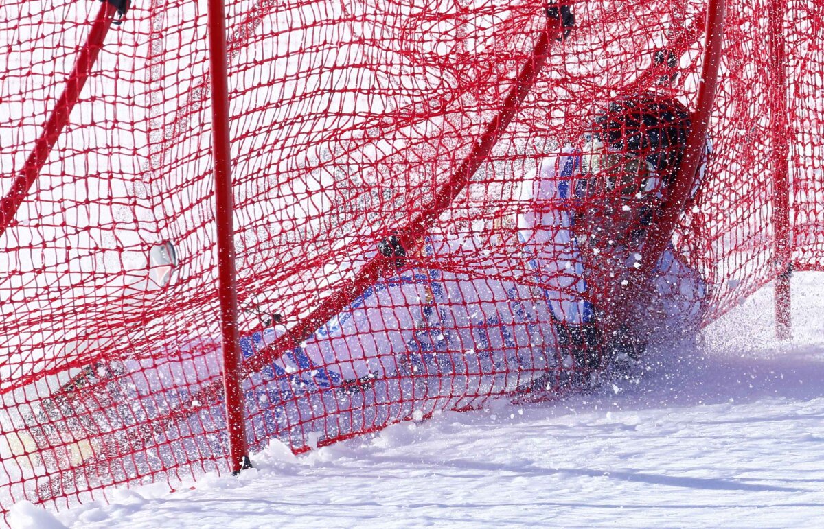 Ioan Achiriloaie a căzut în proba de coborîre de la supercombinata alpină