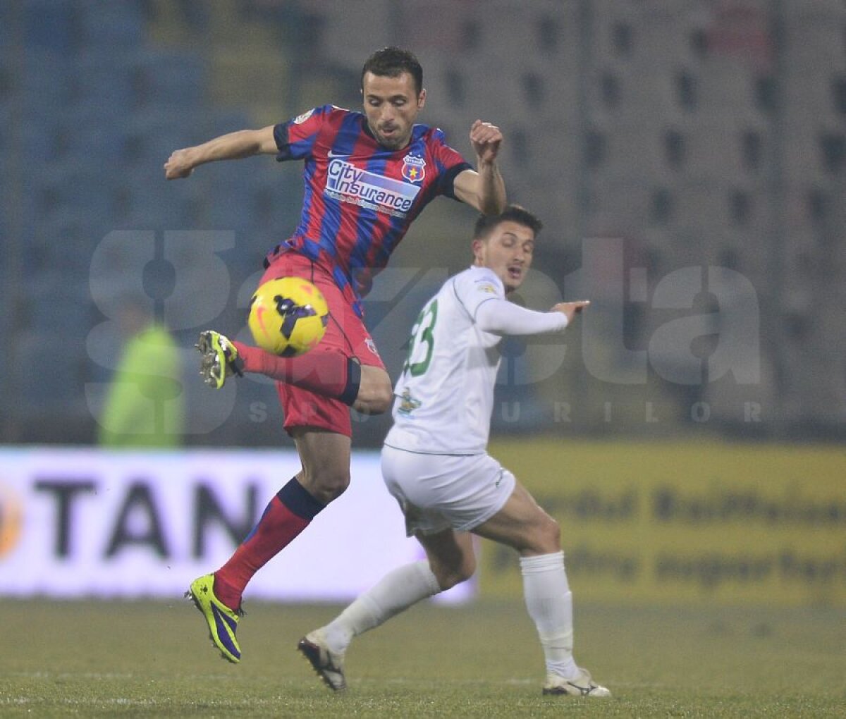 FOTO şi VIDEO From Chiajna with love » Steaua a făcut spectacol, 4-0, cu un adversar paralizat, care i-a făcut două goluri cadou