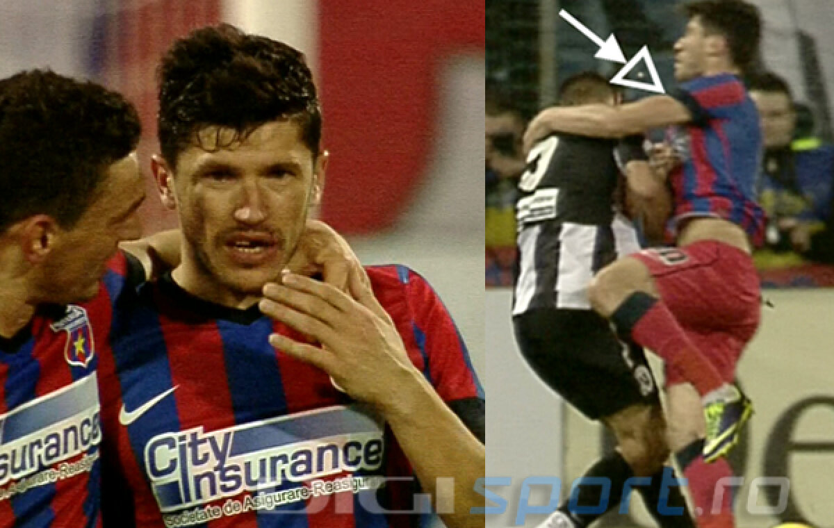 VIDEO şi FOTO I-a scos dinţii! "Dodel" a rămas ştirb de ziua lui după o ciocnire violentă :S