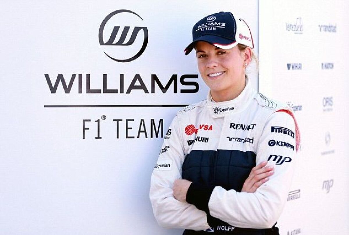 FOTO Viteză feminină » Cine e şi cum arată Susie Wolf, pilotul care va face parte în acest an din echipa Williams