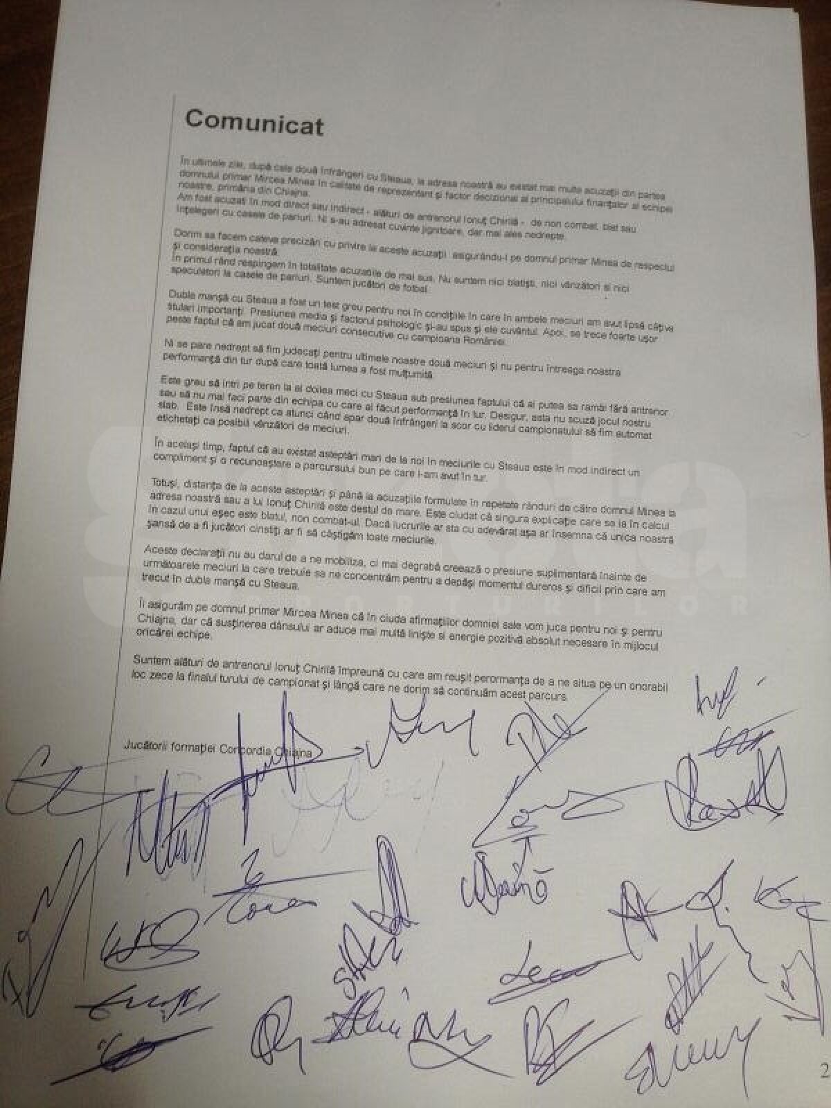 Jucătorii Chiajnei reacţionează după acuzele dure: "Nu sîntem blatişti! Se trece prea uşor peste faptul că am jucat împotriva campioanei"