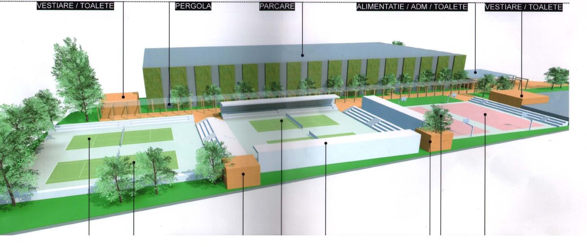 FOTO Începe construcţia » A fost aprobat bugetul pentru construirea a trei noi baze sportive în Bucureşti!