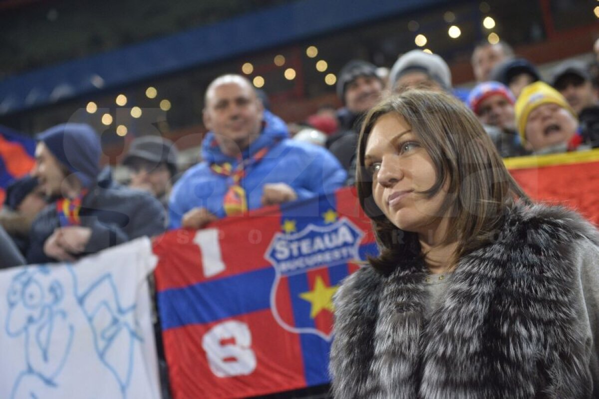 FOTO Moment inedit » Simona Halep a dat lovitura de începere la Derby de România