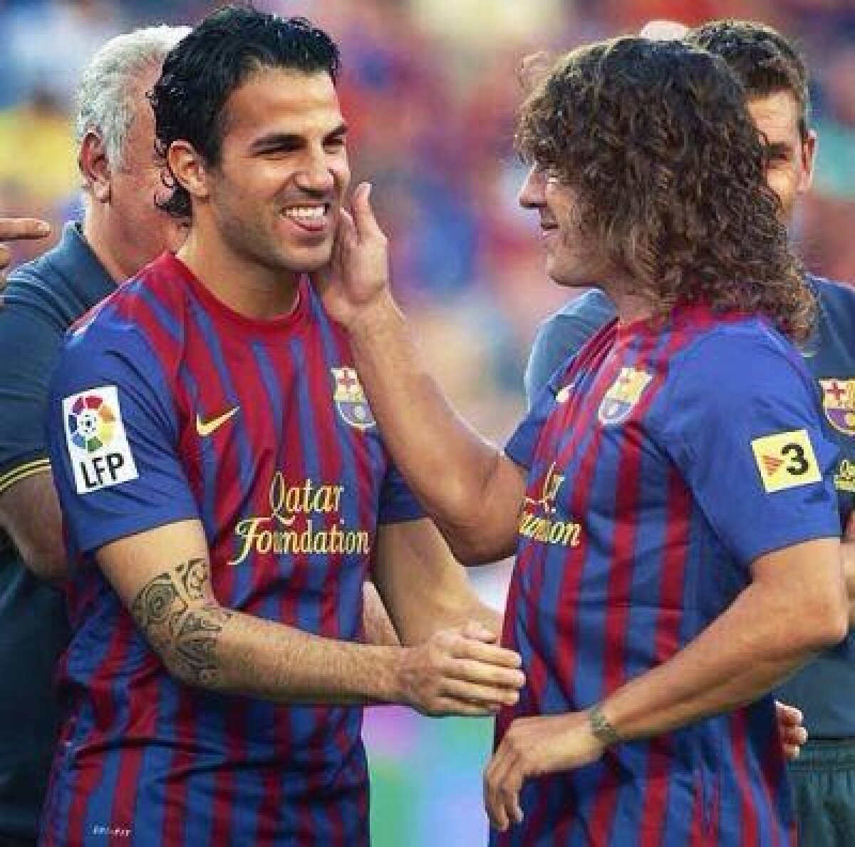 FOTO S-a cutremurat vestiarul! » Carles Puyol a anunţat că pleacă de la Barcelona, Gerard Pique i-a adus lacrimi în ochi cu acest mesaj