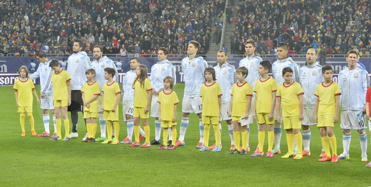 FOTO România - Argentina 0-0 » Egal spectaculos în faţa a 45.000 de spectatori