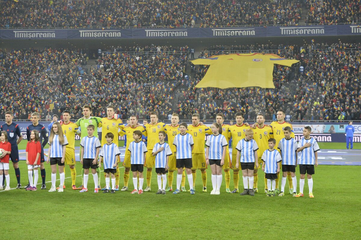 FOTO Atmosferă de sărbătoare pe Arena Naţională » Aproximativ 45.000 de oameni au venit la România - Argentina