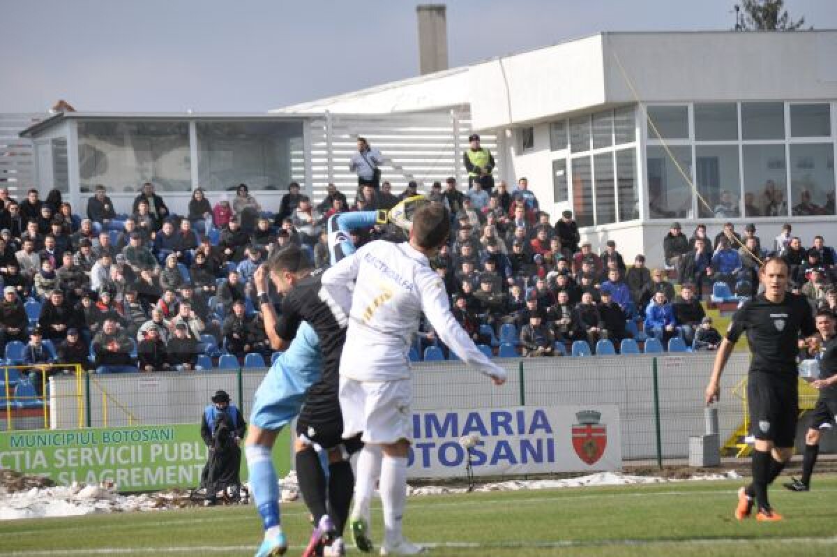 VIDEO+FOTO Rămasă în 9 jucători, ACS Poli n-a rezistat în faţa Botoşaniului, 0-1