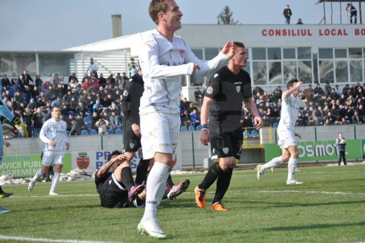 VIDEO+FOTO Rămasă în 9 jucători, ACS Poli n-a rezistat în faţa Botoşaniului, 0-1