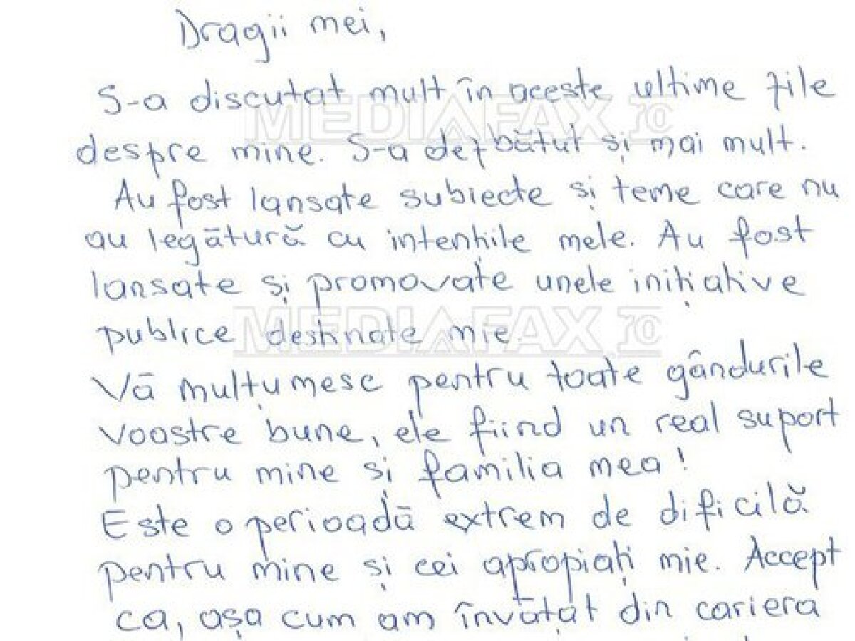 Scrisoare emoţionantă a lui Gică Popescu, din închisoare: "Urmează cel mai greu meci al vieţii mele!" » Ce decizie a luat