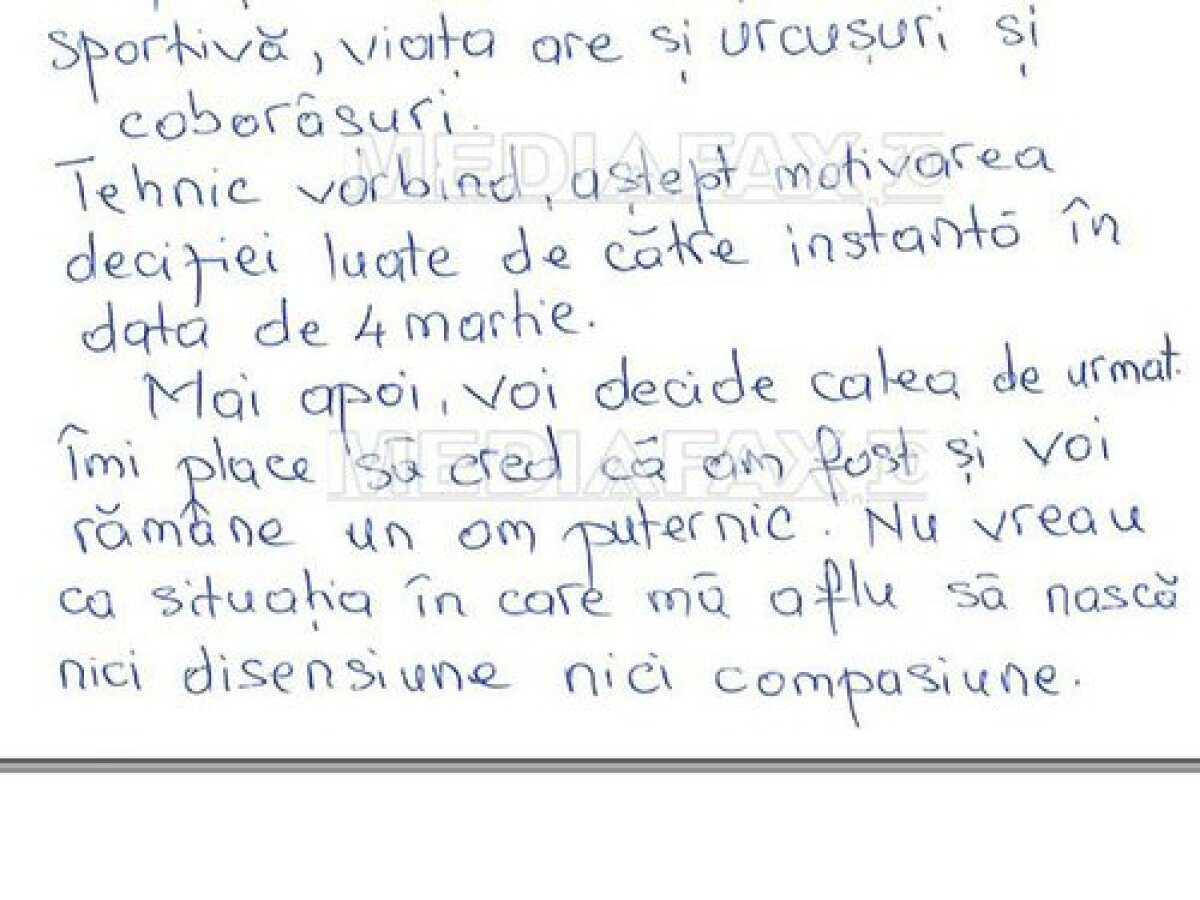 Scrisoare emoţionantă a lui Gică Popescu, din închisoare: "Urmează cel mai greu meci al vieţii mele!" » Ce decizie a luat