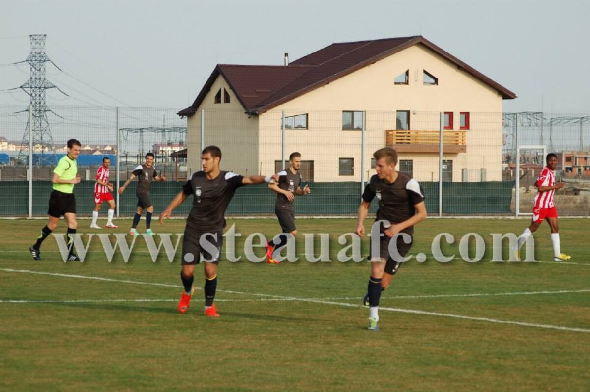 FOTO Steaua a învins-o azi pe Clinceni într-un meci amical » Echipa folosită de Reghecampf