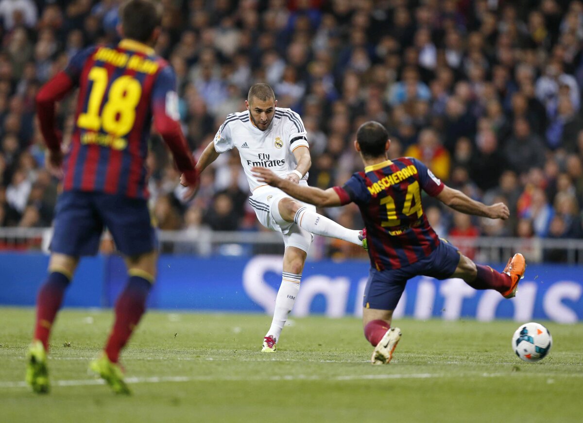 VIDEO şi FOTO Real Madrid - FC Barcelona 3-4 » "Tripla" lui Lionel Messi o ajută pe Atletico să urce pe primul loc în La Liga