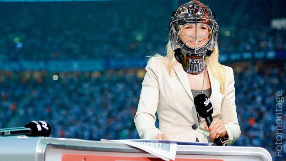 FOTO Magnetul blond » Lovită a treia oară! Jessica Kastrop e o mare atracţie pentru mingi