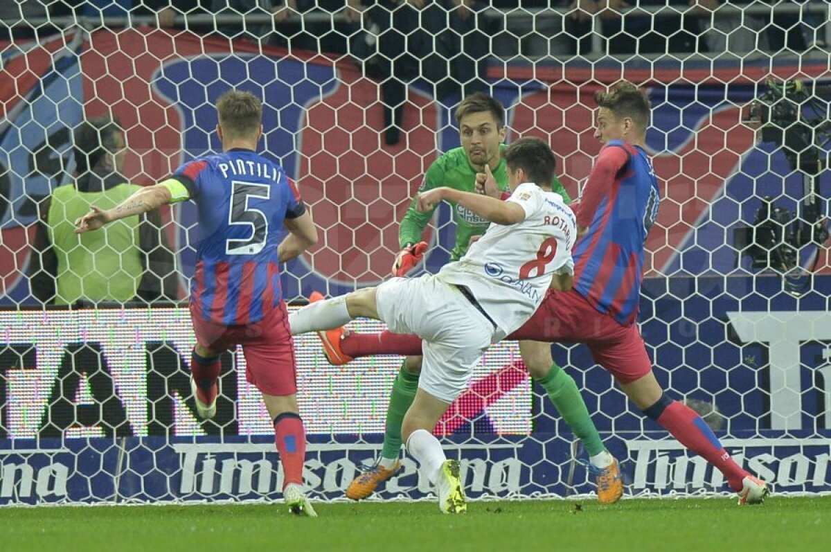 FOTO Roş-albaştrii sînt finalişti! » Steaua a masacrat-o pe Dinamo, 5-2, şi e aproape calificată în ultimul act al Cupei