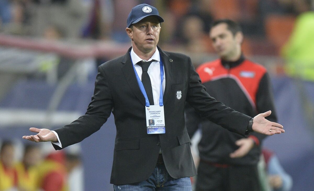 Laurenţiu Reghecampf s-a inspirat din discursul lui Jose Mourinho: "Sînt vînat pentru că sînt numărul 1"