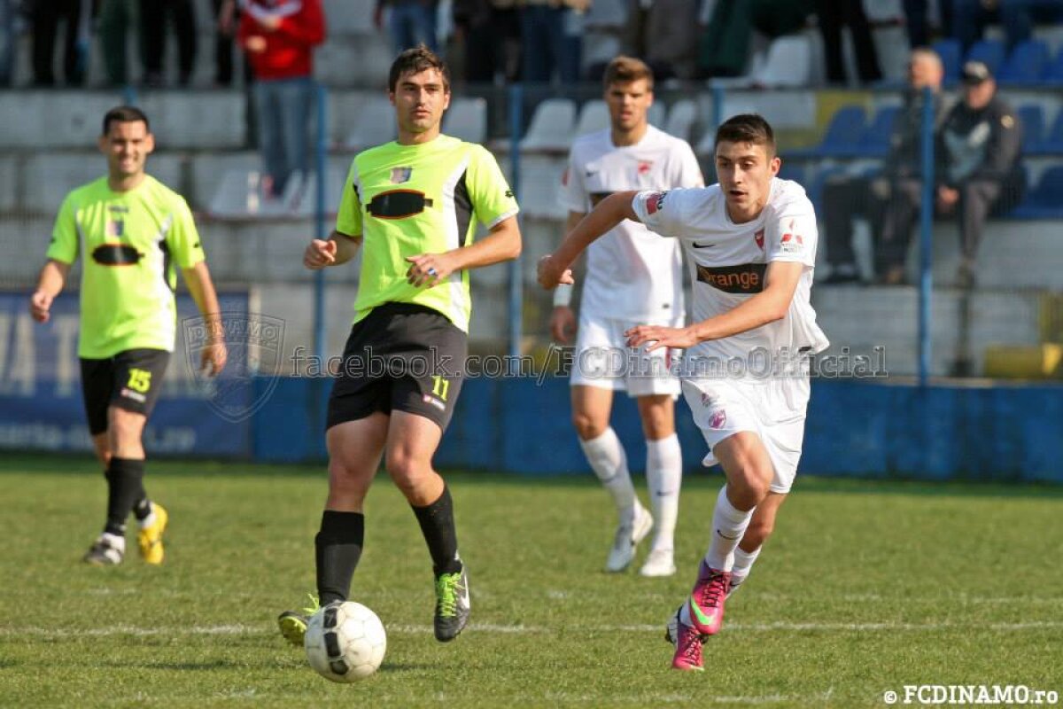 Retrogradat la Dinamo II, Ionuţ Cioinac a marcat din nou! Gelu Velici e golgeter, cu 5 reuşite