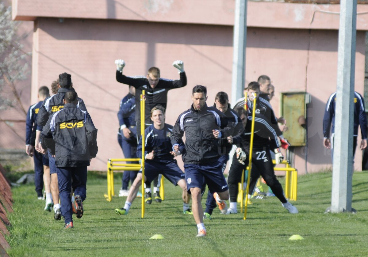 FOTO Jucătorii lui FC Vaslui au ieşit din grevă şi se vor prezenta la meciul cu Viitorul