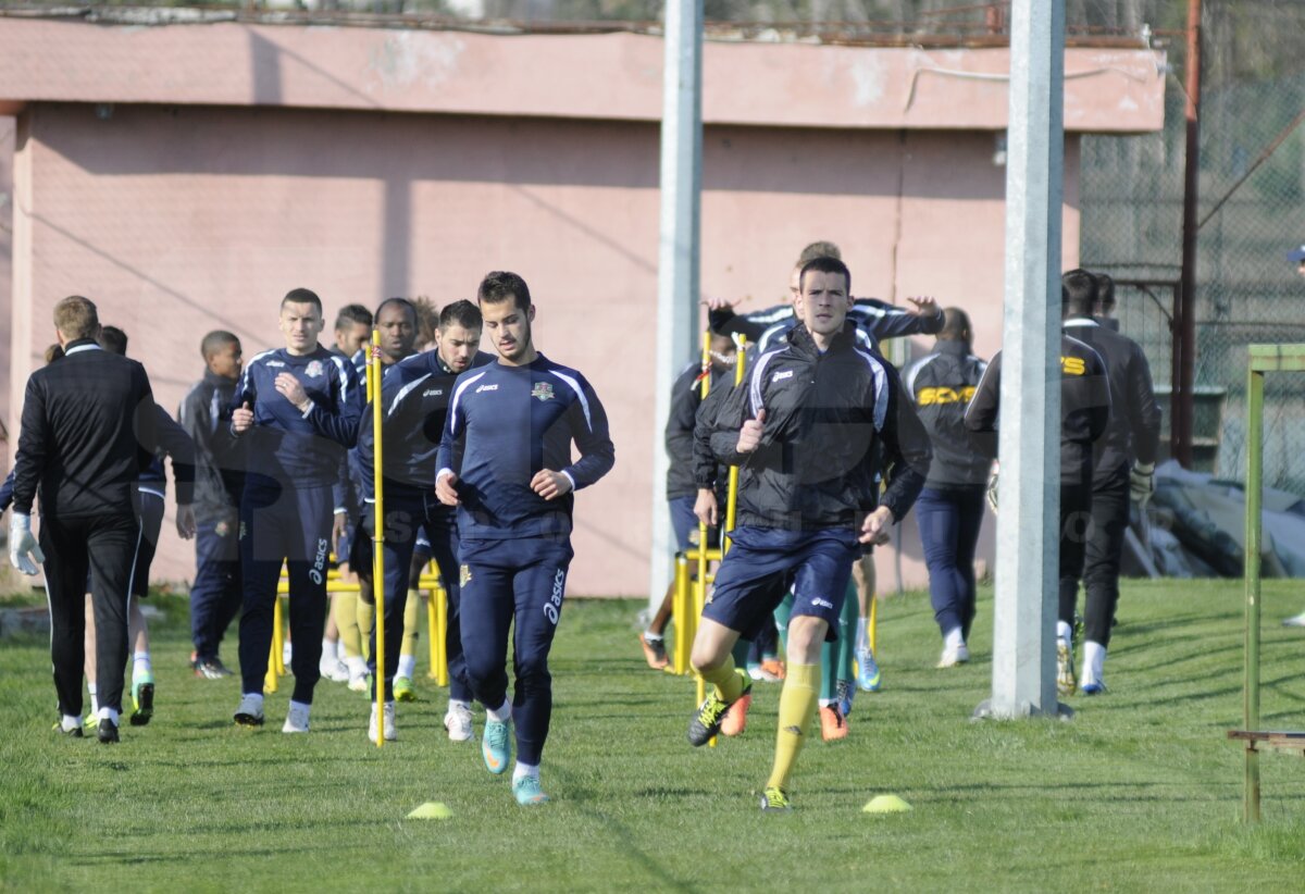 FOTO Jucătorii lui FC Vaslui au ieşit din grevă şi se vor prezenta la meciul cu Viitorul