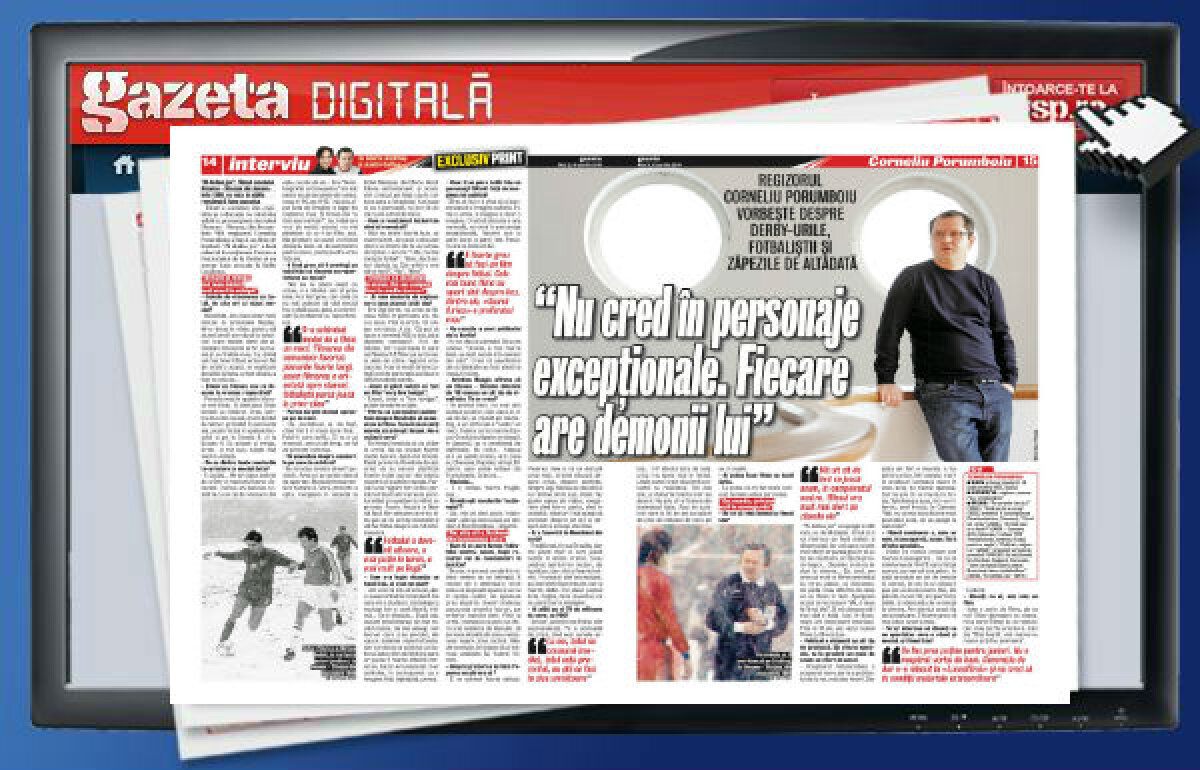 Corneliu Porumboiu şi-a lansat filmul bazat pe un Steaua - Dinamo din '88 » Citeşte în Gazeta de azi un interviu-eveniment cu regizorul!