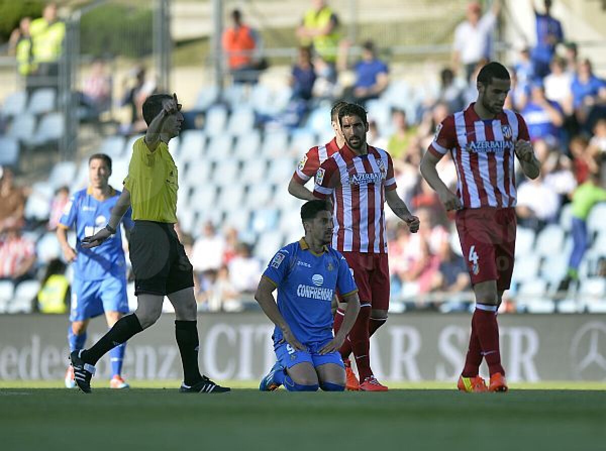 FOTO Corespondenţă din Madrid » Cum a fost şicanat permanent Ciprian Marica de fundaşii lui Atletico