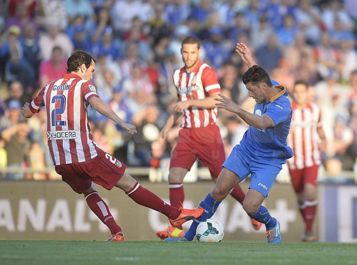 FOTO Corespondenţă din Madrid » Cum a fost şicanat permanent Ciprian Marica de fundaşii lui Atletico