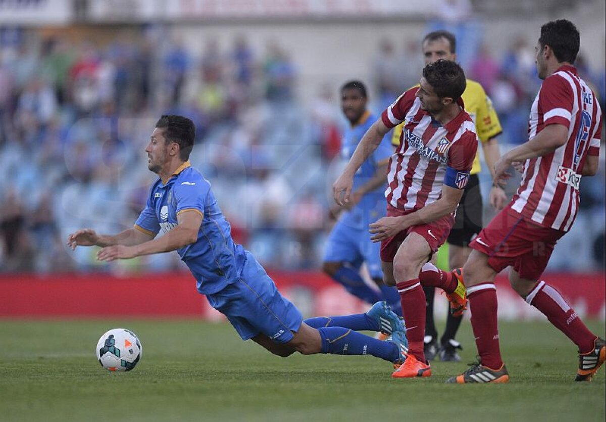 FOTO Corespondenţă din Madrid » Cum a fost şicanat permanent Ciprian Marica de fundaşii lui Atletico