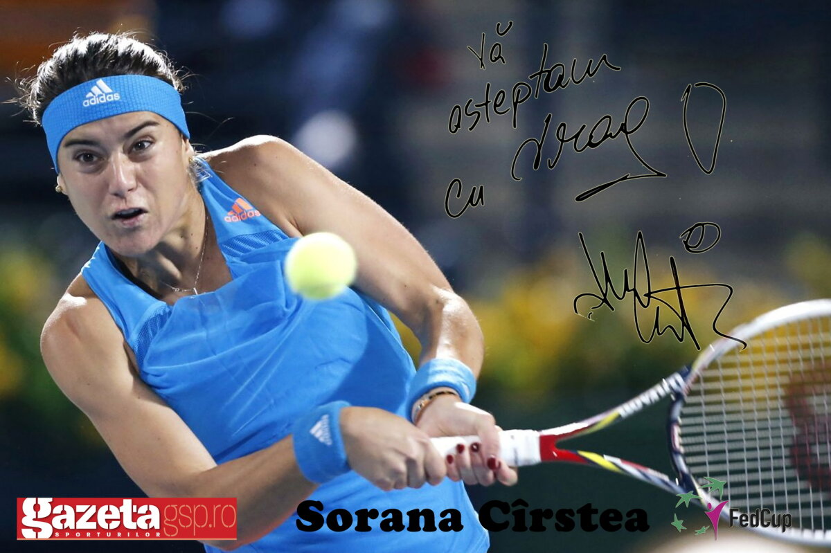 Sorana Cîrstea: "Ana Ivanovici este prietena mea, dar vreau să o bat la Bucureşti! Acum joc pentru România" ;)